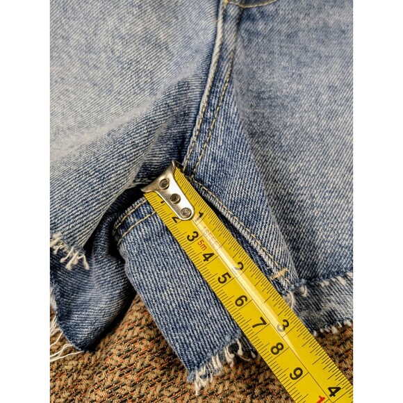 Ed Hardy “Love Etern” Painted Heart Design Denim Cut Off Shorts Women 30 NWT! - Picture 12 of 12